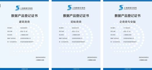 企查查四款数据产品挂牌上海数交所 共促数据资产化进程